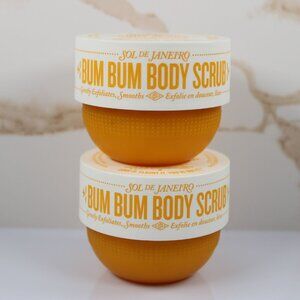Sol De Janeiro Bum Bum Body Scrub 2.5 Oz 75g SET of 2 NEW